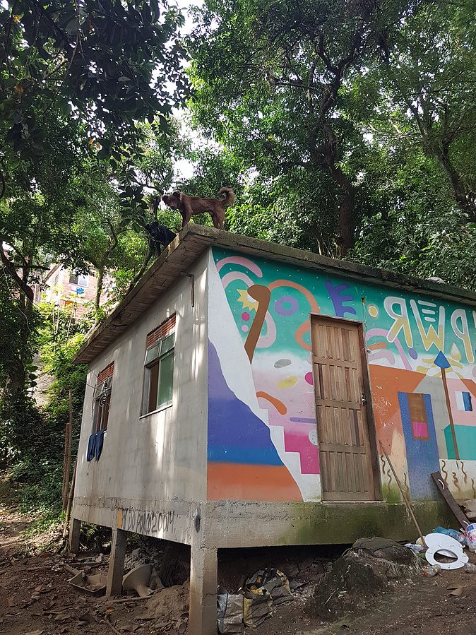 Rio Favela project — community art project, plate 41