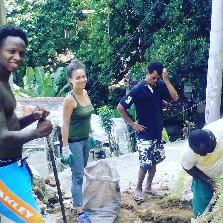 Rio Favela project — community art project, plate 59