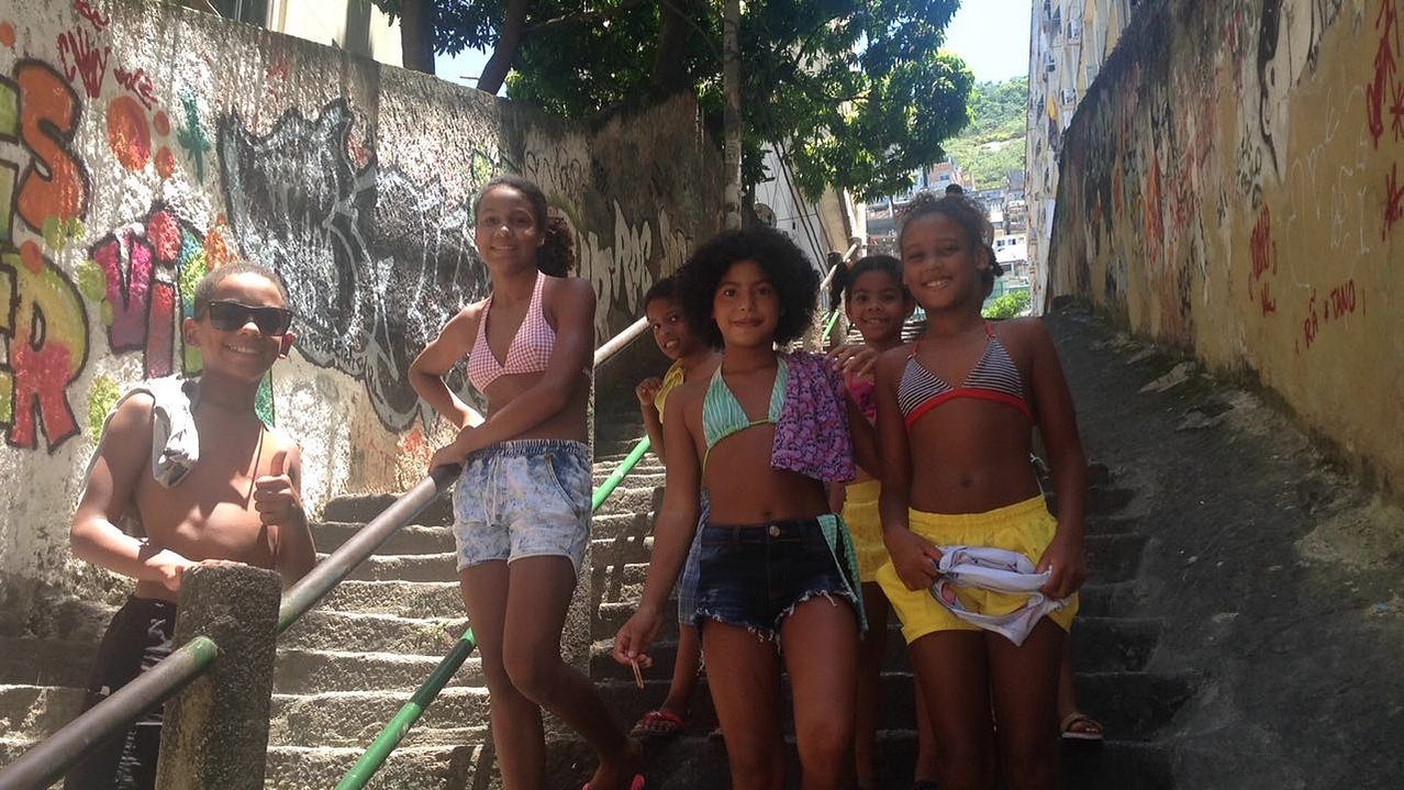 Rio Favela project — community art project, plate 43